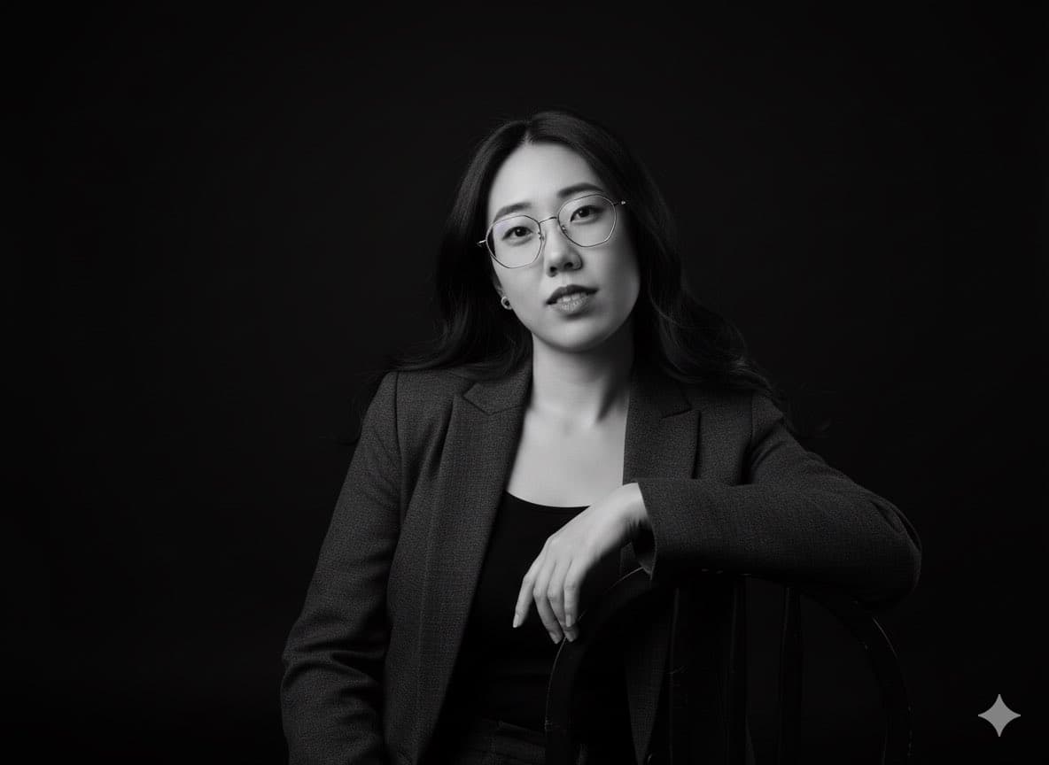 Ritratto in studio iperrealistico