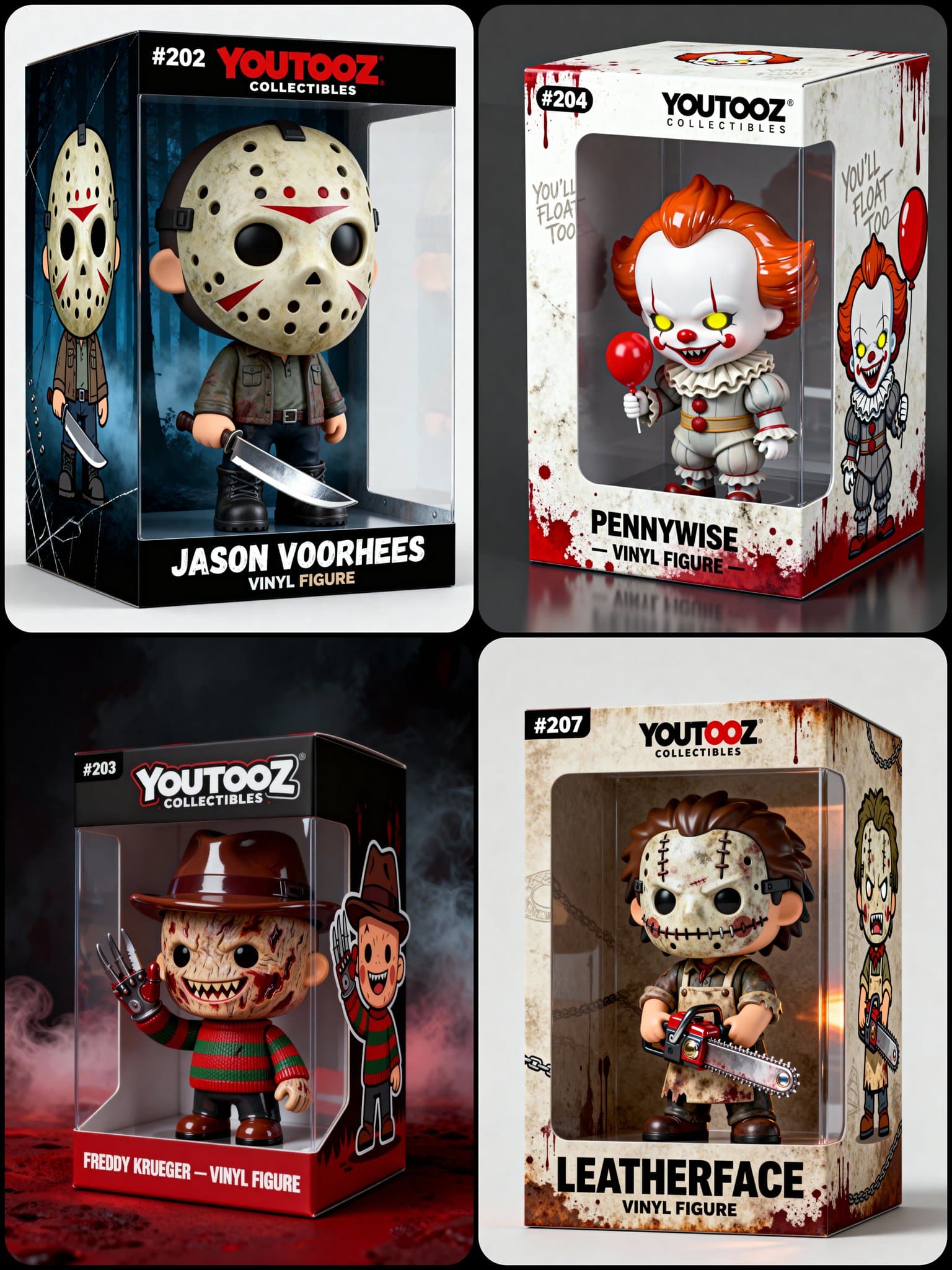 3D Chibi Style Vinyl Collectibles