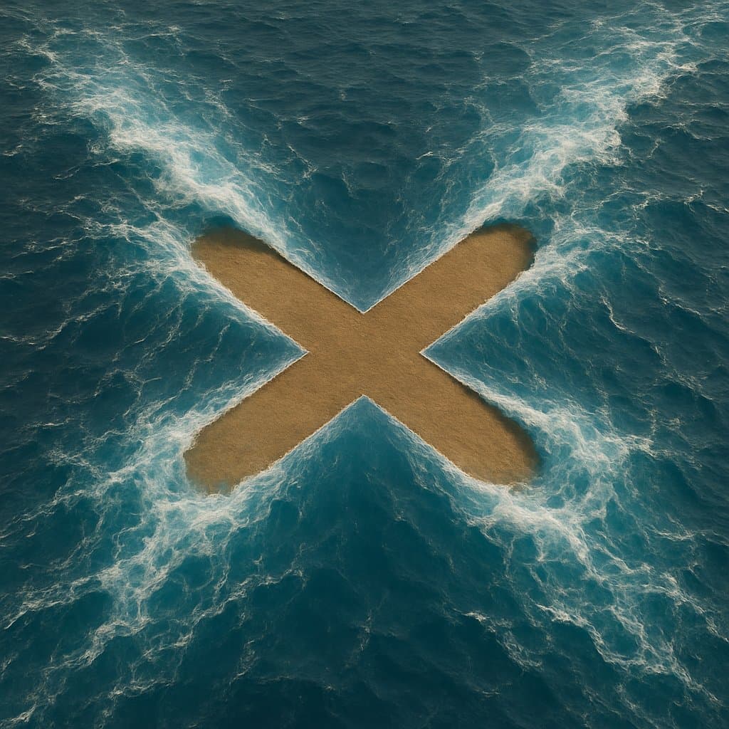 Padrões oceânicos surrealistas