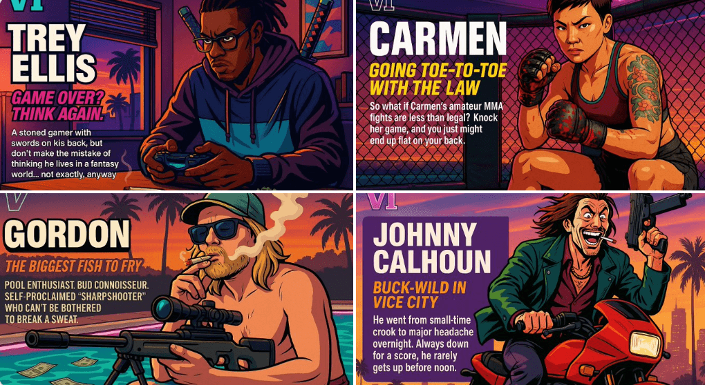 Crée ton propre personnage GTA