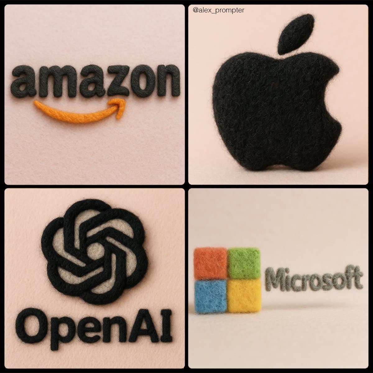 Turn your logo into a felt texture